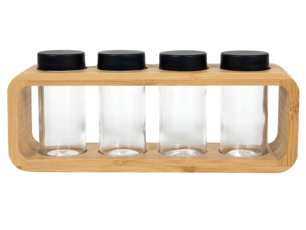 Cookinglife Gewürzregal Bambus 4-teilig