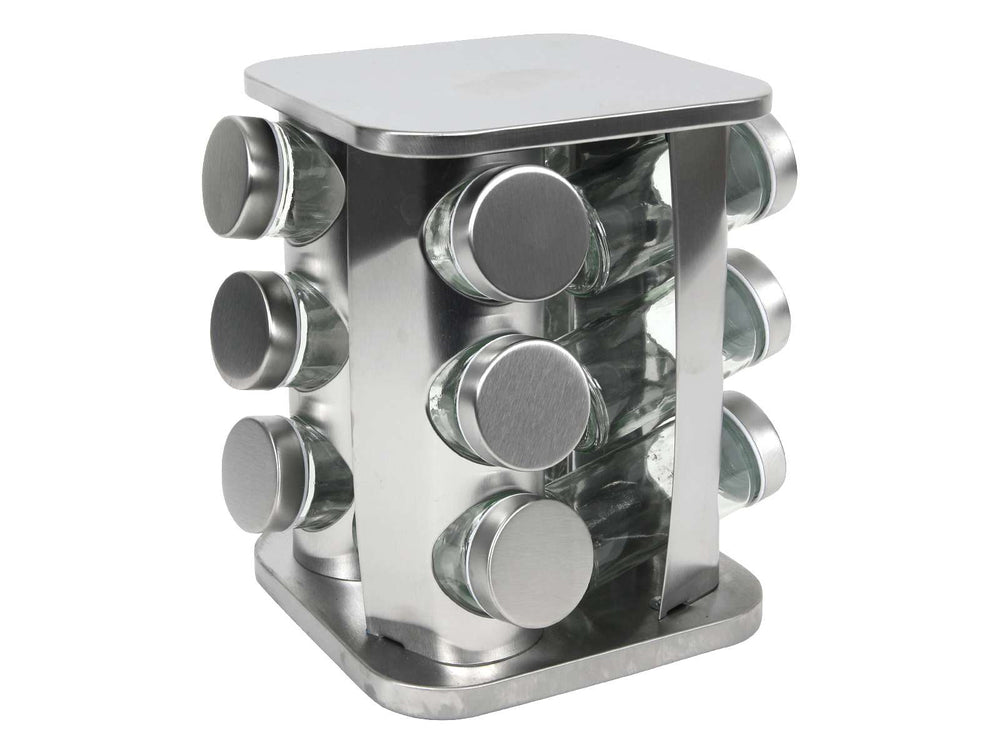 Cookinglife Gewürzregal RVS Drehbar 12-teilig
