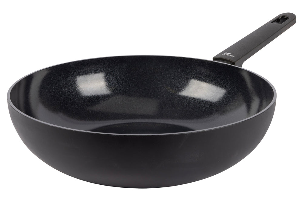 Cookinglife Wokpfanne Black Cera ø 28 cm - geeignet für alle Wärmequellen - keramische Antihaftbeschichtung