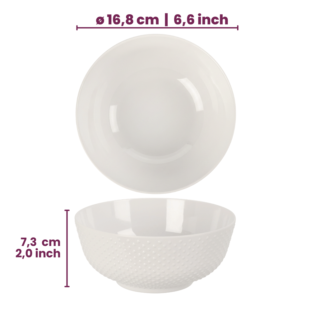 Cookinglife Geschirrset CampVibe - Kunststoff 12-teilig / 4 Personen - 4 Dinner-Teller, 4 Frühstücksteller und 4 Schalen