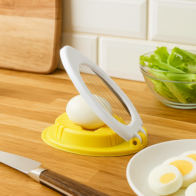 Cookinglife Eierschneider Kunststoff Gelb