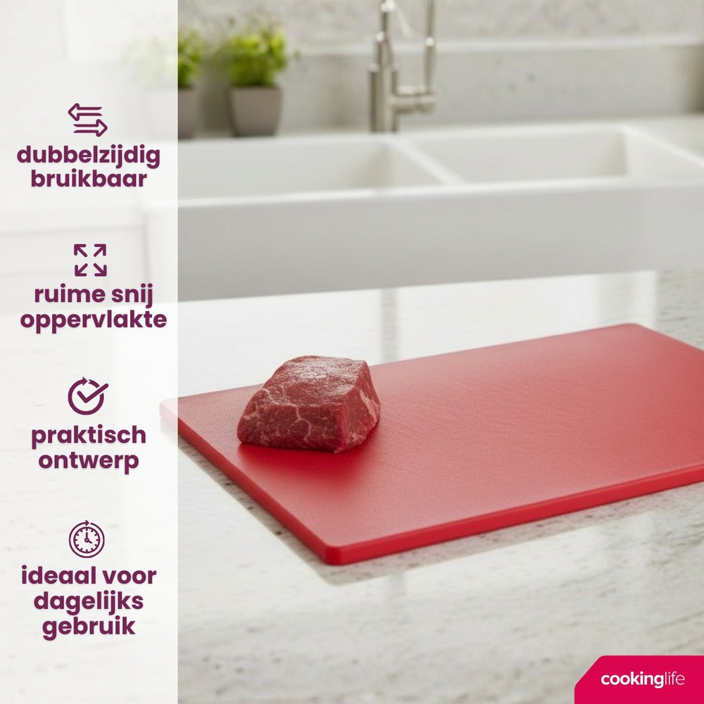 Cookinglife Schneidebrettset HACCP 5-teilig - 45 x 30 cm