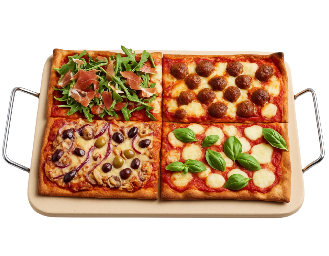 Cookinglife Pizzastein Italien 30 x 38 cm