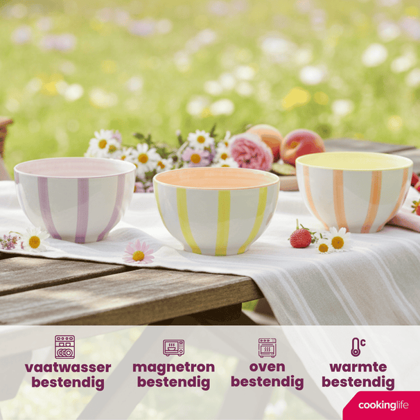 Cookinglife Suppenschalen / Schalen Spring Vibes Ø 14 cm - 6 Stück