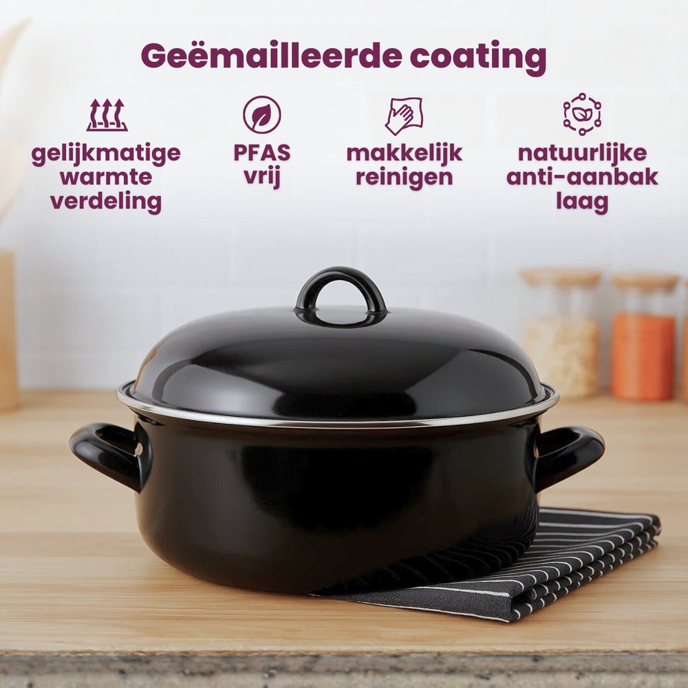 Cooking Bräter Emaille Ø 26 cm / 5 Liter