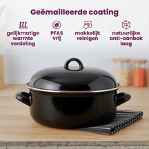 Cooking Bräter Emaille Ø 26 cm / 5 Liter
