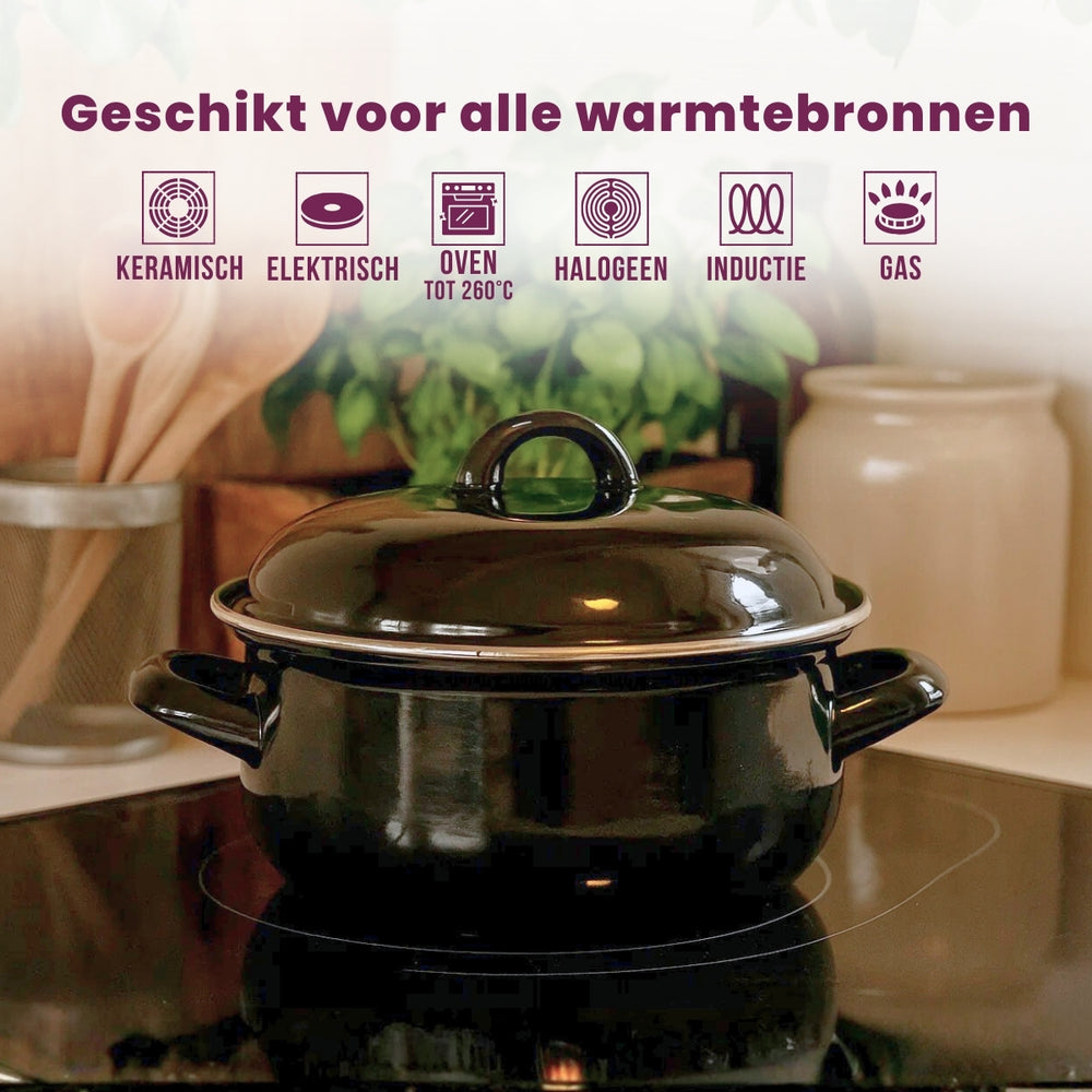 Cooking Bräter Emaille Ø 26 cm / 5 Liter