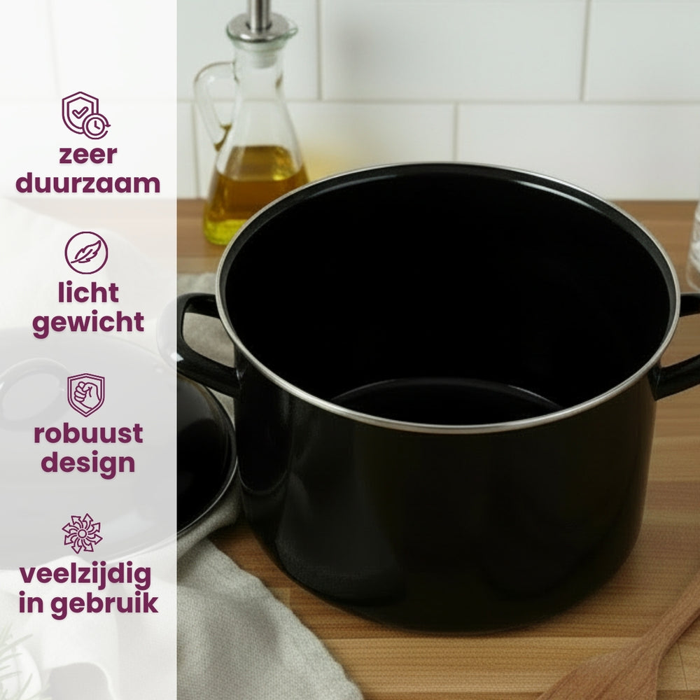 Cooking Soßentopf Cooking - Schwarz - ø 24 cm / 8 Liter