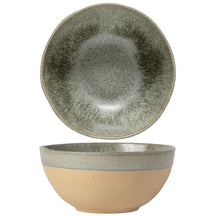 Costa Nova Geschirrset Arenito Sage Green 18-teilig / 6 Personen - 6 Speiseteller, 6 Frühstücksteller & 6 Schalen