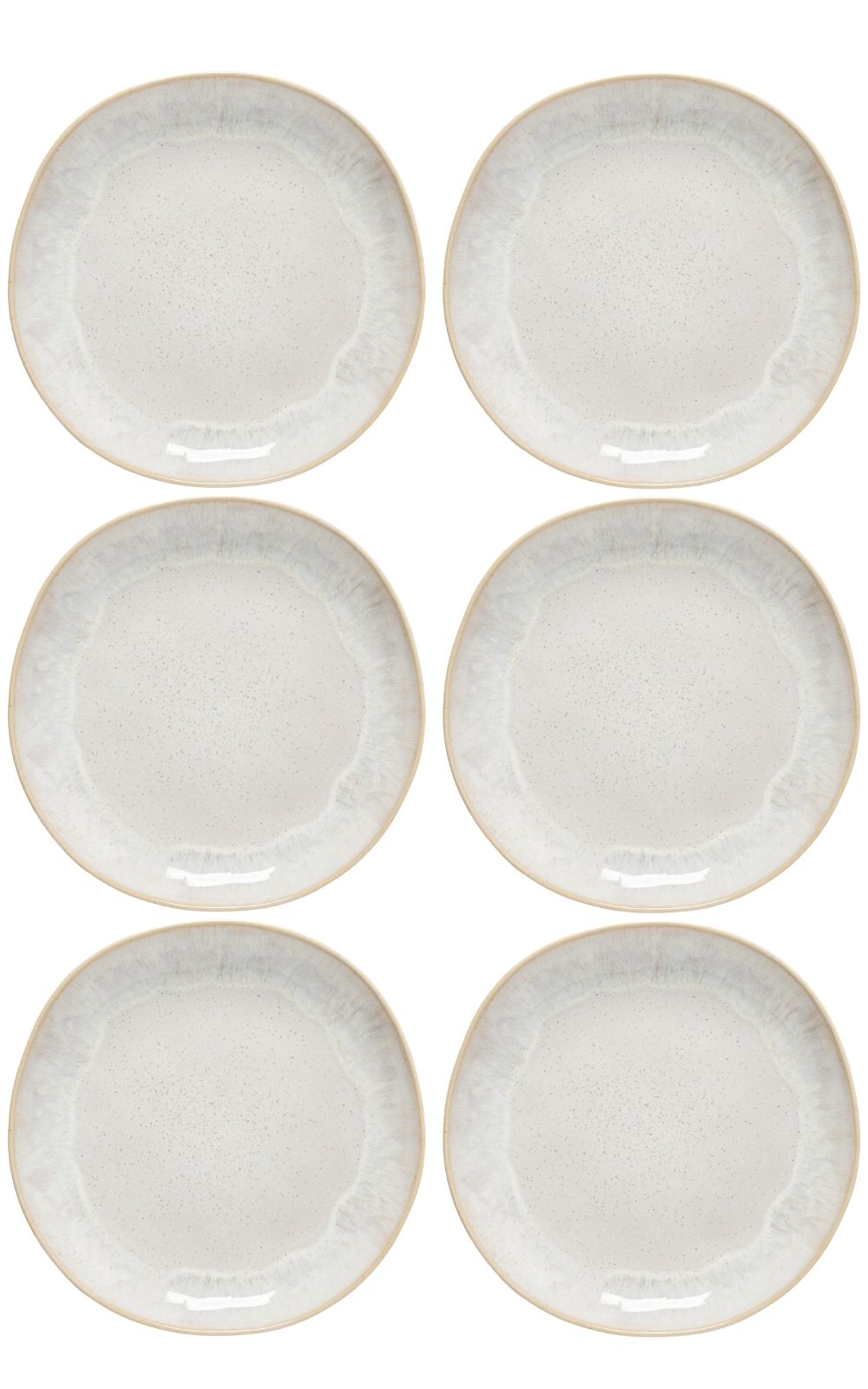 Costa Nova Frühstücksteller / Dessertteller Casafina Eivissa Sand Beige ø 22 cm - 6 Stück