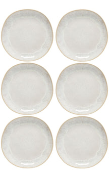 Costa Nova Frühstücksteller / Dessertteller Casafina Eivissa Sand Beige ø 22 cm - 6 Stück