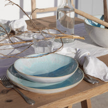 Costa Nova Tiefe Teller / Pastateller Casafina Eivissa Sea Blue ø 23 cm - 6 Stück