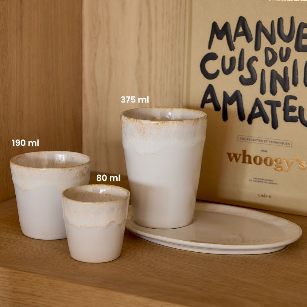 Costa Nova Espresso Tassen Grespresso White 80 ml - 8 Stück - Geschenkbox