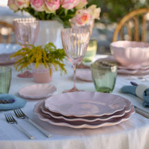 Costa Nova Frühstücksteller / Dessertteller Rosa Rosé Pink ø 22 cm - 6 Stück
