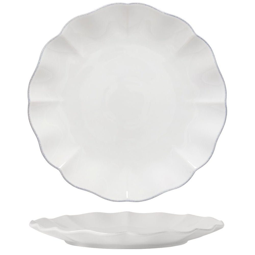 Costa Nova Geschirrset Rosa White 18-teilig / 6 Personen - 6 Speiseteller, 6 Frühstücksteller & 6 tiefe Teller