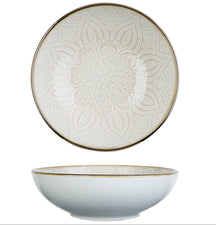 Cosy & Trendy Tiefe Teller / Pastateller Murano Beige ø 18,5 cm - 6 Stück