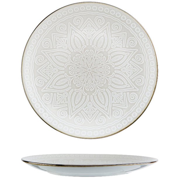 Cosy & Trendy Dinerplatten Murano Beige ø 27,5 cm - 6 Stück