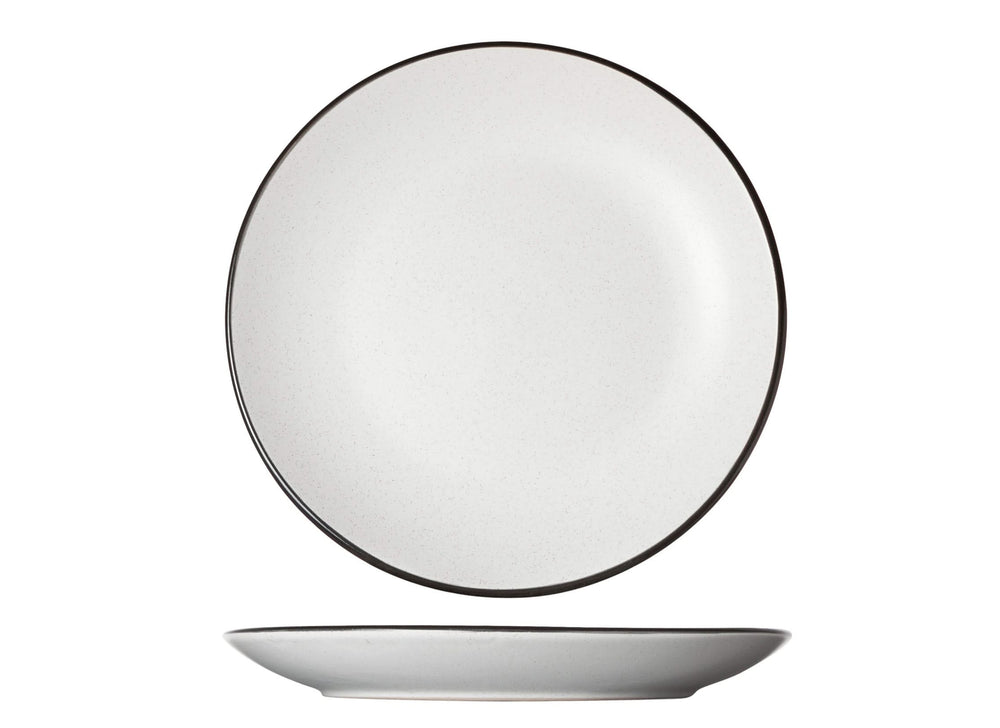 Cosy & Trendy Frühstücksteller - Dessertteller - Speckle Weiß ø 19,5 cm - 6 Stück