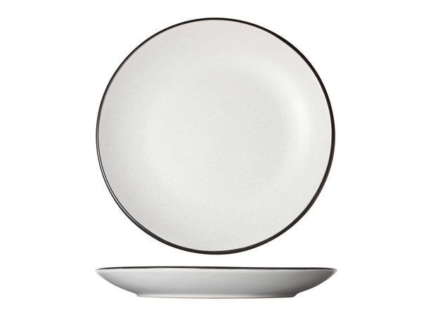 Cosy & Trendy Frühstücksteller - Dessertteller - Speckle Weiß ø 19,5 cm - 6 Stück