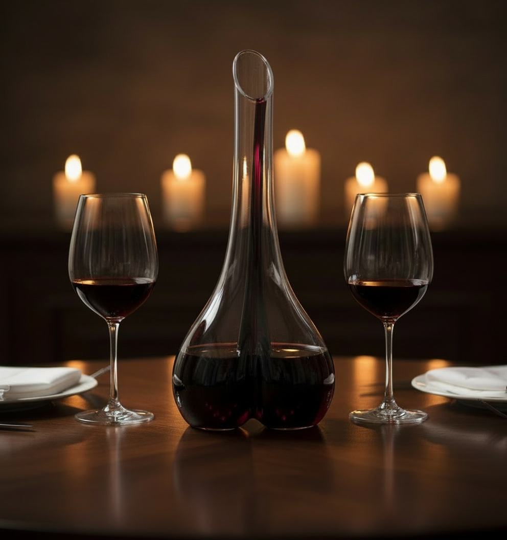 Riedel Dekanter Black Tie Smile – Handgefertigt – 750 ml