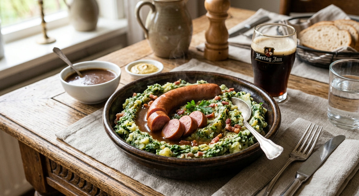 Comfort Food auf niederländische Art: herzhaft, geschmackvoll und servierbereit.