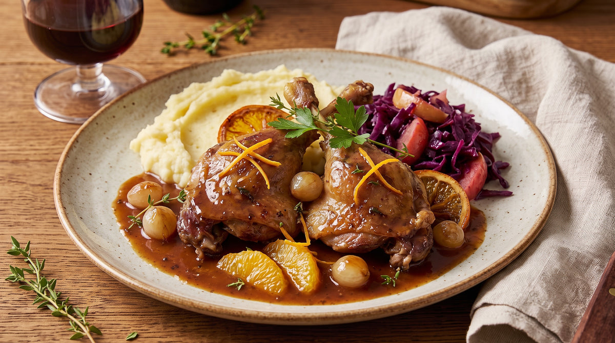 Ein festliches Weihnachtsgericht, das sich quasi von selbst kocht, während du den Abend genießt.