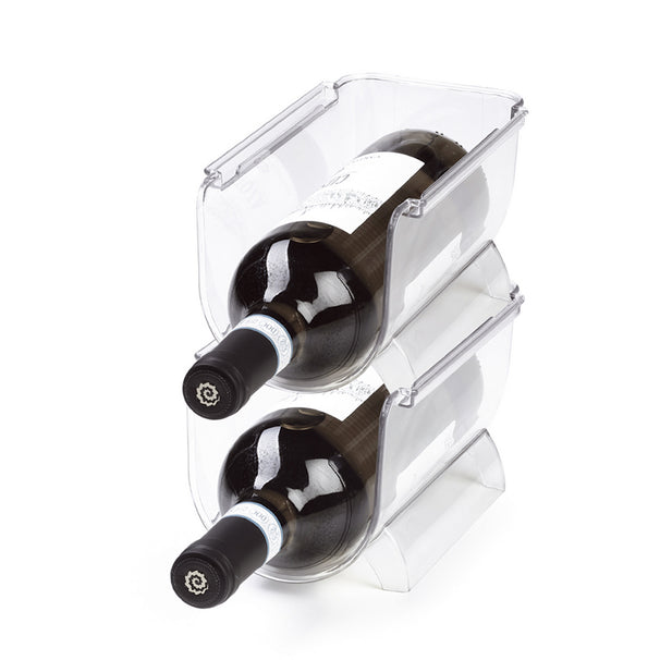 Ghidini Weinregal / Flaschenhalter für 1 Flasche – Kunststoff – Stapelbar – Erweiterbar