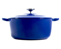 BK Braadpan Bourgogne Royal Blue Gietijzer ø 28 cm / 6.7 Liter - zijaanzicht