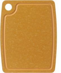 Hendi Schneidebrett, rutschfest, spülmaschinenfest, braune Holzfaser, 37 x 27,5 cm