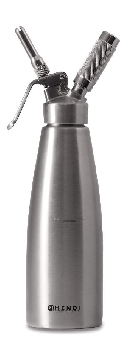 Hendi Sahnespender RVS 500 ml + Sahnepatronen 10 Stück