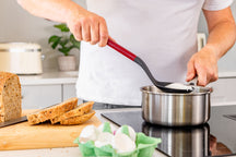 KitchenAid Gemüselöffel Classic Kaiserrot Kunststoff 34 cm - Abtropflöffel