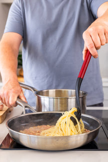 KitchenAid Spaghettilöffel Classic Kaiserrot Kunststoff 34cm - Pastaheber
