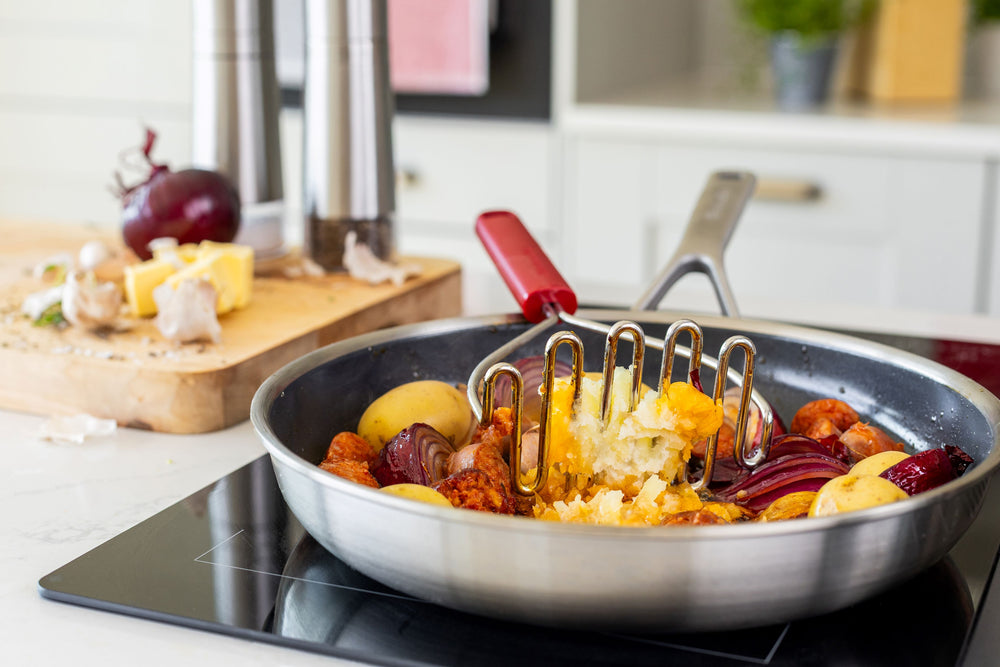 KitchenAid Kartoffelstampfer Classic Kaiserrot Kunststoff 25,5cm - Püree