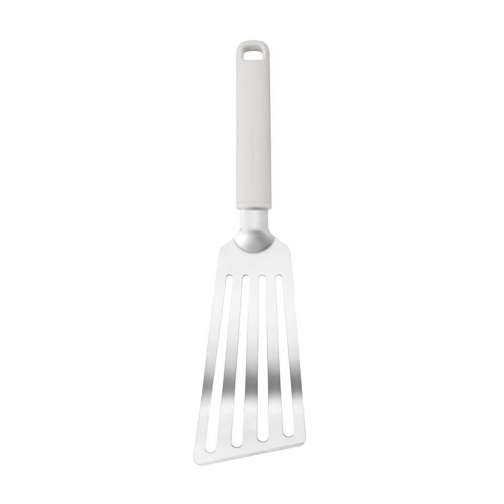 KitchenAid Pfannenwender Classic Porzellanweiß Edelstahl 31,5 cm - Pfanne Crêpes Fisch