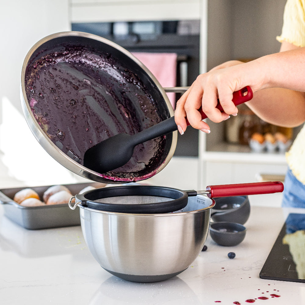 KitchenAid Rührlöffel Classic Kaiserrot Silikon 30 cm - Kochlöffel