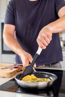 KitchenAid Teigschaber Classic Porzellanweiß Silikon 30 cm - Spatel Schaber