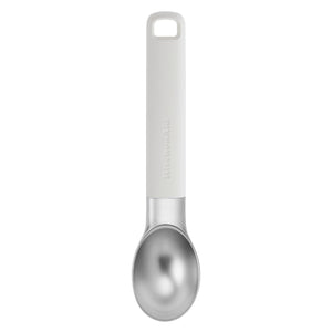 KitchenAid Eisportionierer Classic Porzellanweiß Edelstahl 21cm - Eislöffel Scoop