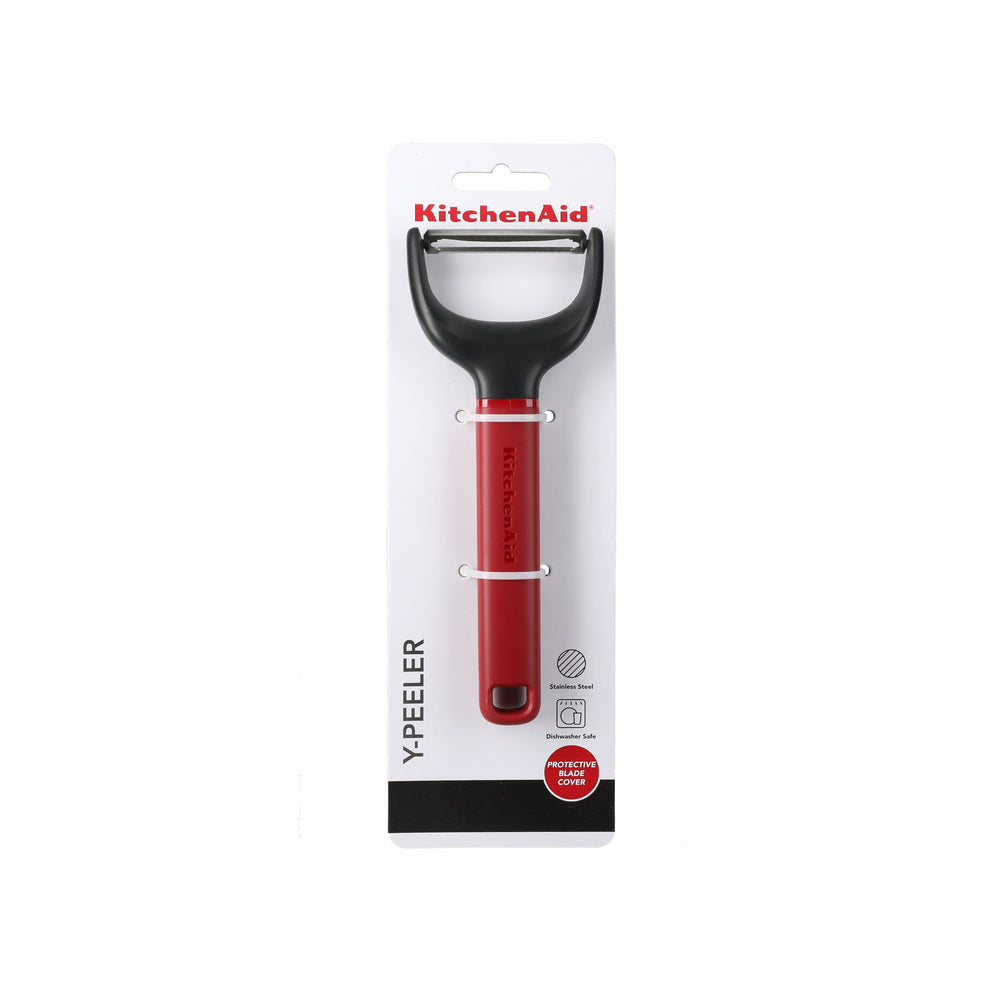 KitchenAid Sparschäler Classic Kaiserrot - Edelstahl 17,5 cm - Y-Modell Schäler