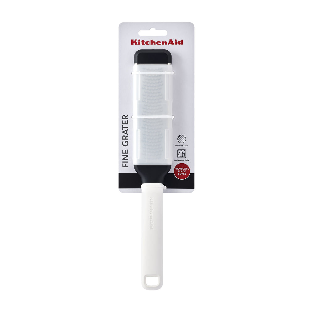 KitchenAid Reibe Feine Classic Porzellanweiß Kunststoff/Edelstahl 29cm - Raspel