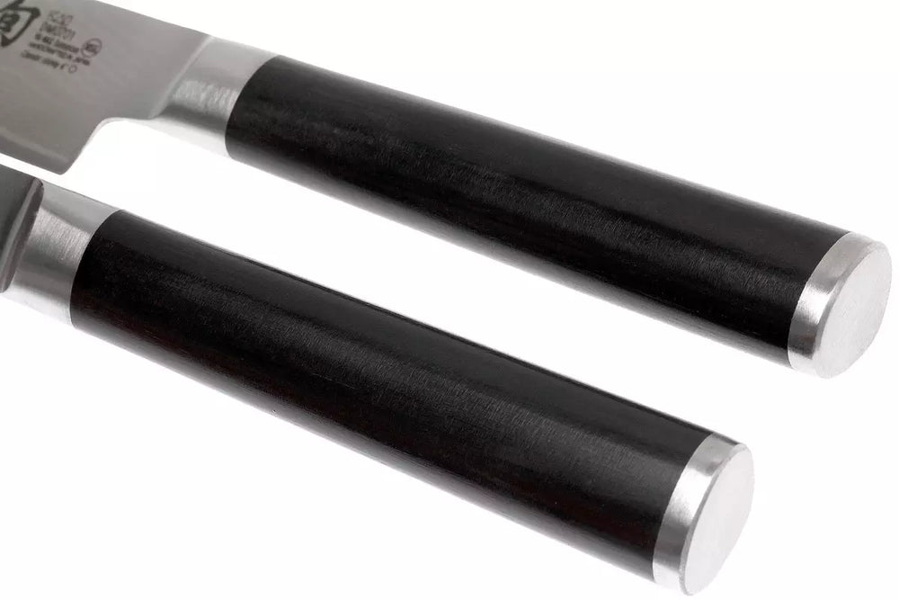 Kai Shun Classic Messerset - 32-lagiger Damaststahl - (Büromesser + Universalmesser) 2-teilig - DMS-210