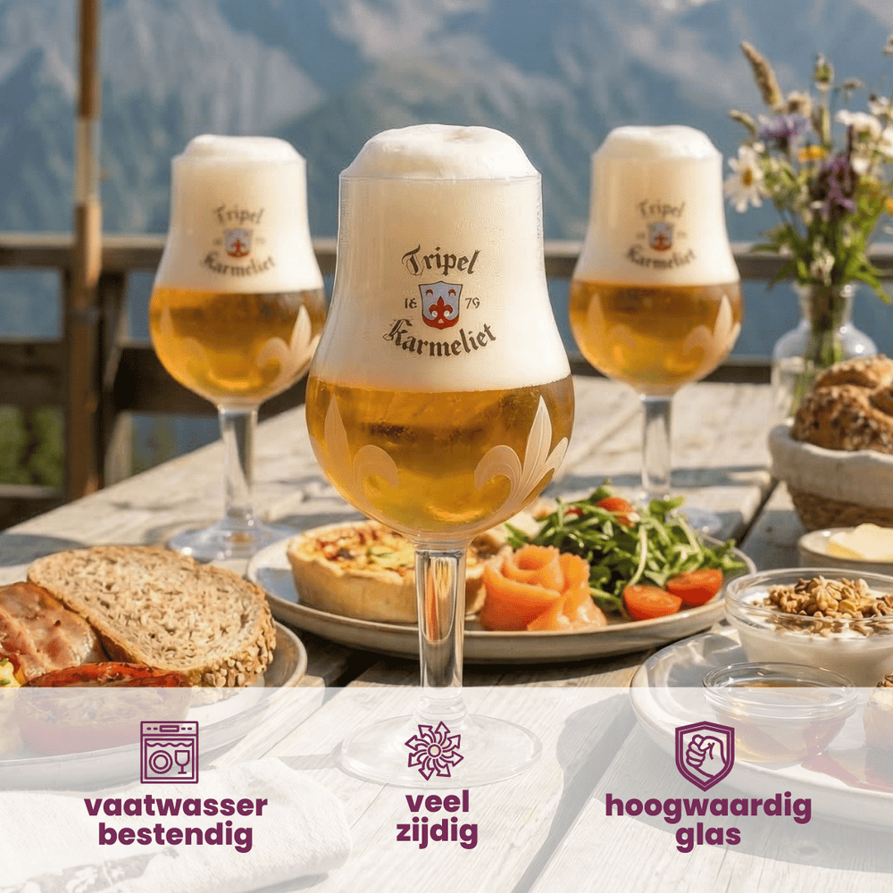 Karmeliet Biergläser 330 ml - 6 Stück