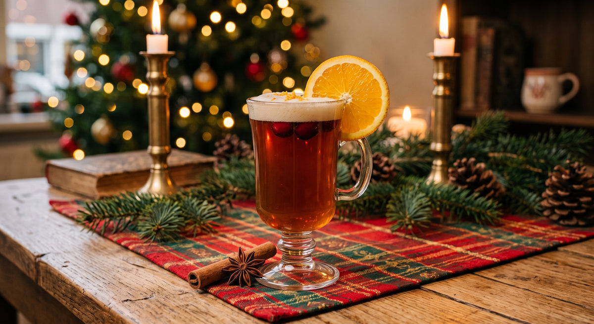 Eine festliche Variante von Bier, die alle am Tisch überrascht