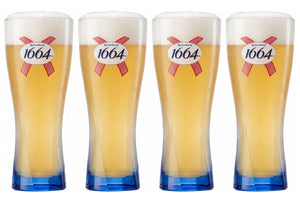 Kronenbourg 1664 Blanc Biergläser 330 ml - 4 Stück