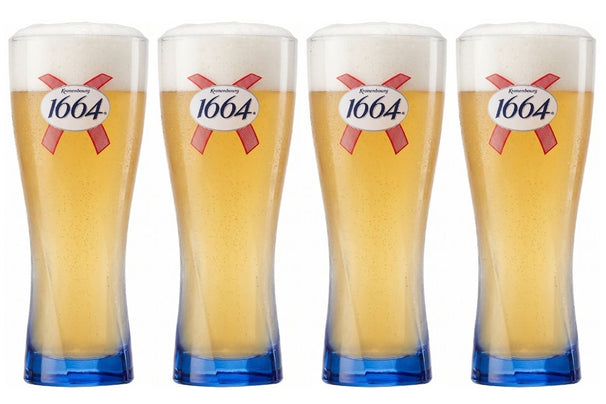 Kronenbourg 1664 Blanc Biergläser 330 ml - 4 Stück