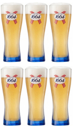 Kronenbourg 1664 Blanc Biergläser 330 ml - 6 Stück