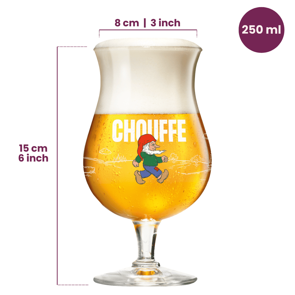 La Chouffe Biergläser 250 ml - 6 Stück