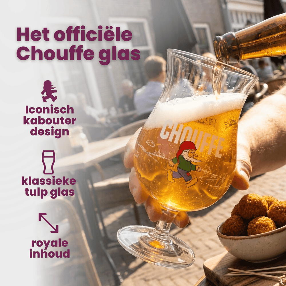 La Chouffe Biergläser 330 ml - 4 Stück
