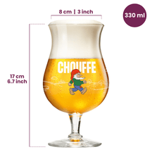 La Chouffe Biergläser 330 ml - 4 Stück
