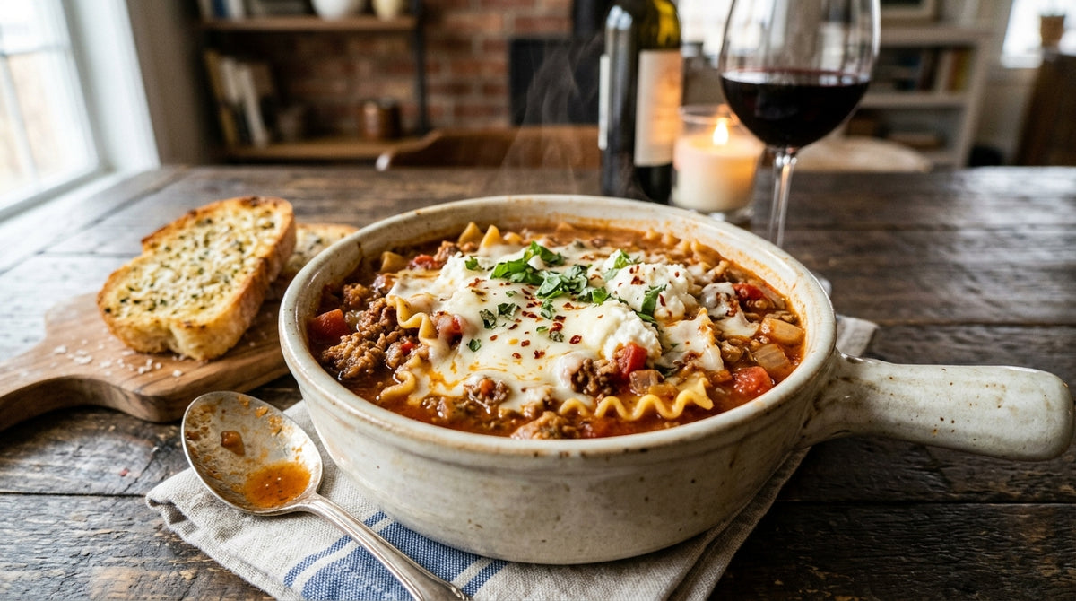 Alle Aromen der Lasagne, einfach in einer Schüssel