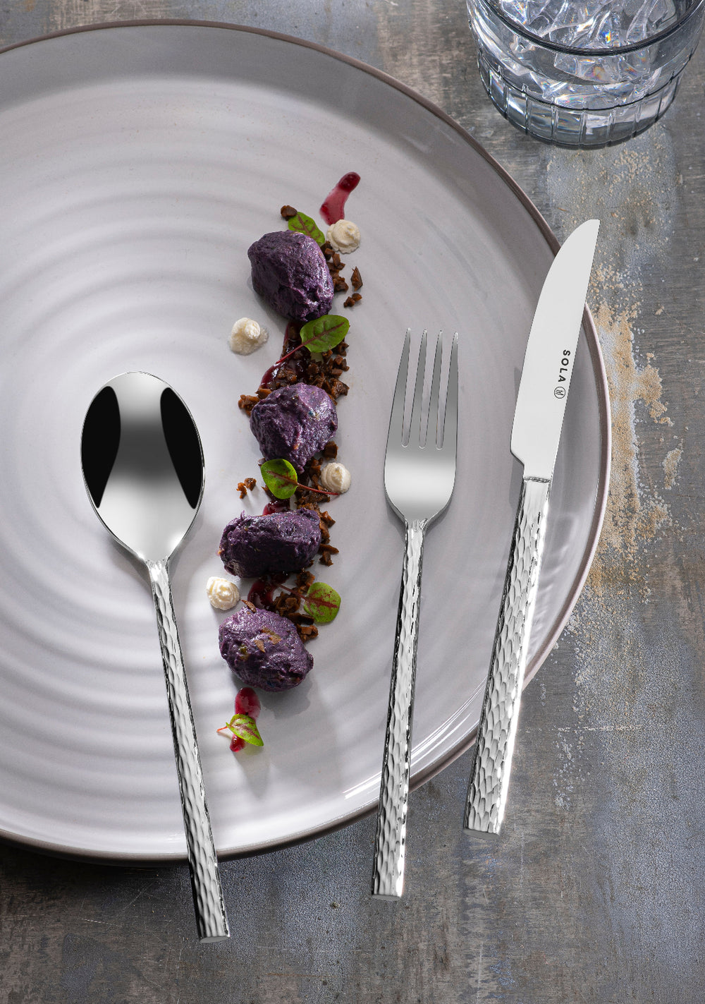 Sola Besteckset Lausanne - 18/10 Edelstahl - 70-teilig / 8 Personen